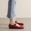 Fashion 2024 New Woman Mary Jane Shoes Round Toe Flat Shoes Fashion Brand Design Casual Outerwear Office and Banquet Large Size 41-43