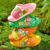 New Style Stepped On Feeling Children's Slippers Summer Cartoon Fruit Cute Baby Sandals Parent-child Bathroom Non-slip Slippers