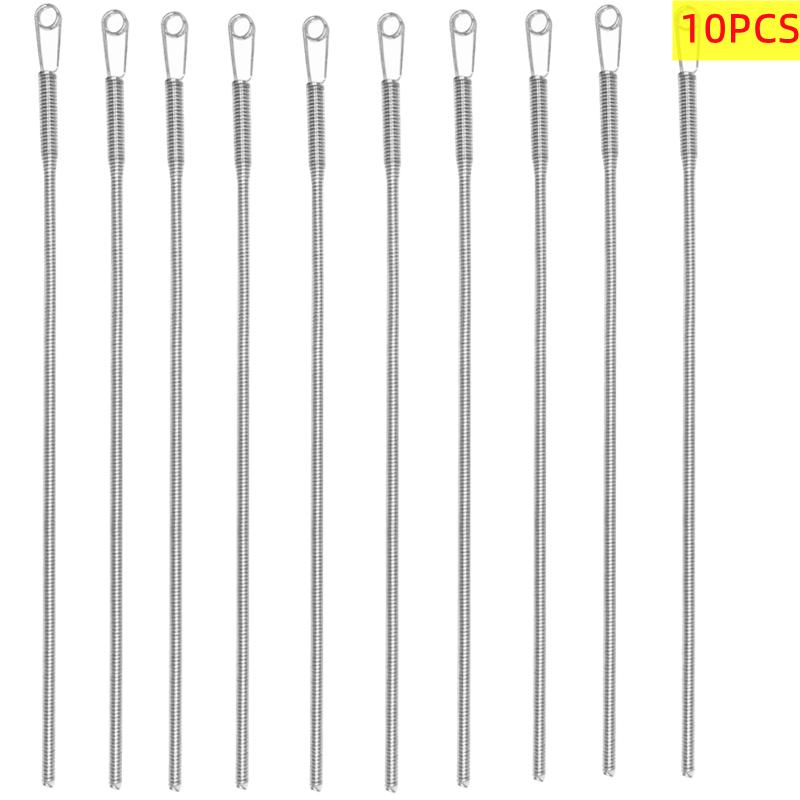 3/5/10Pcs Rope Threading Tools Bendable Spring Drawstring Threader Clip Drawstring Thread Multifunctional Diy Sewing Accessories
