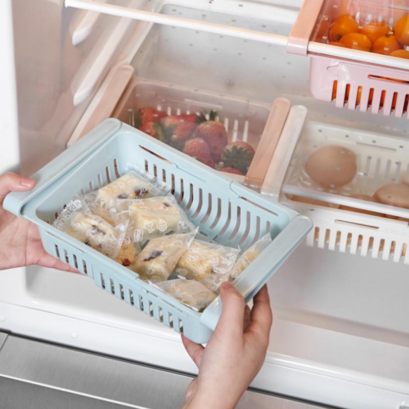 Vogue Storage Shelf 1PC Storage Rack For Fridge Shelf Storage Box Popular  Sale Organizer Stretchable High Quality Kitchen Kitchen Accessories