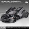 1/24 масштаб McLaren 720S спортивный автомобиль литой модели игрушки имитация литой машины со звуком и светом инерционный механизм декоративные игрушки мальчики подарок