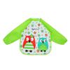 Baby Feeding Feeding Apron Thin Style Long Sleeve Baby Reverse Dressing Drawing Clothes Waterproof Bib