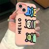 Jelly 2-in-1 Phone Case Cartoon Cute Little Fresh Skin Feeling Creative Anti Sweat Goddess Internet Celebrity Love All Inclusive
