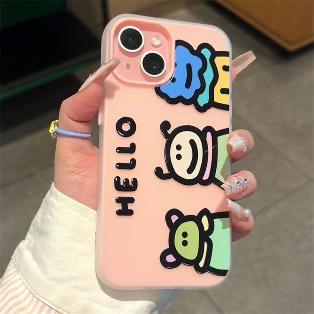 Two-in-one Mobile Phone Case, Creative Cartoon Goddess, All-inclusive Edge, Trendy Brand, Internet Celebrity, Trendy Men's Skin-friendly Couple Model