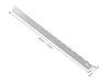 Acoustic Electric Bass Guitar Stainless Steel Neck Notch Ruler