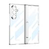 Magnetic Hinge Folding Bracket Plated Frame Transparent Glass Protective Film Case for Samsung Galaxy Z Fold7 Protect Cover