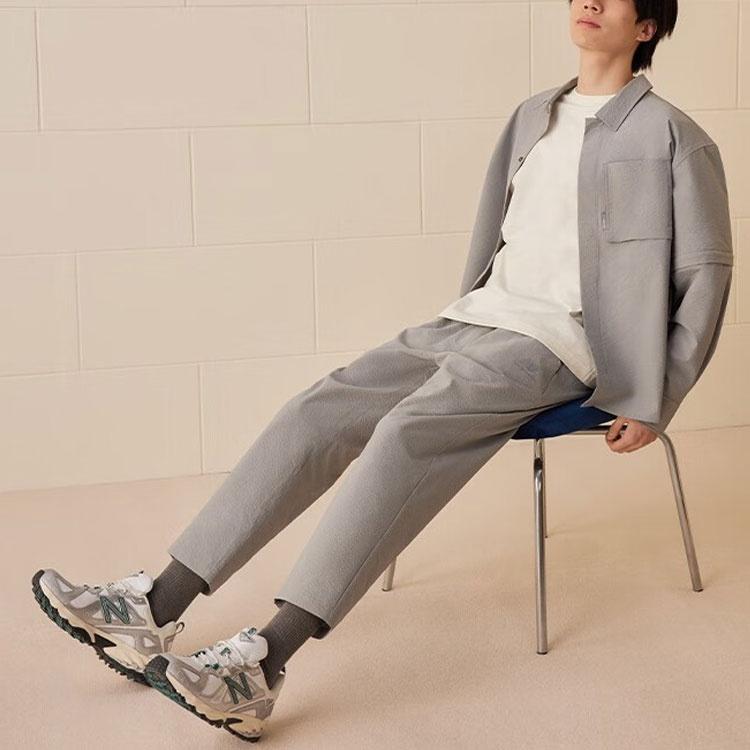 New Balance Logo Cargo Pants Asia Sizing 'Grey' Men's AMP32359-YST