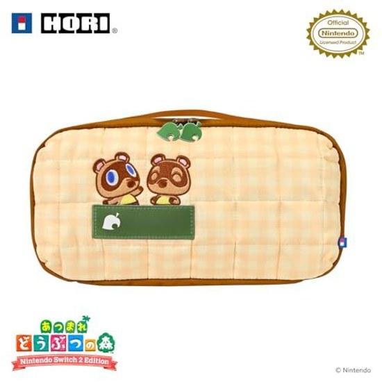 Продукт, лицензированный Nintendo, Animal Crossing: New Horizons, Стеганый средний пенал, Switch 2, DIY Life