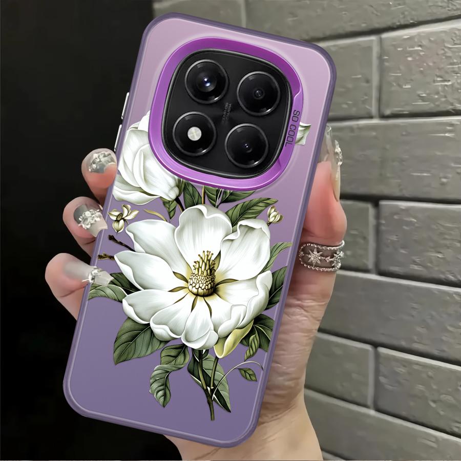 Чехол для Xiaomi Mi 12T Pro 13T 11 Lite Задняя крышка телефона Цветы Силикон