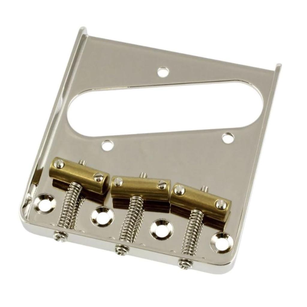 ALLPARTS Guitar Bridge 3WAY Saddle Nickel for Telecaster TB-5125-001 []