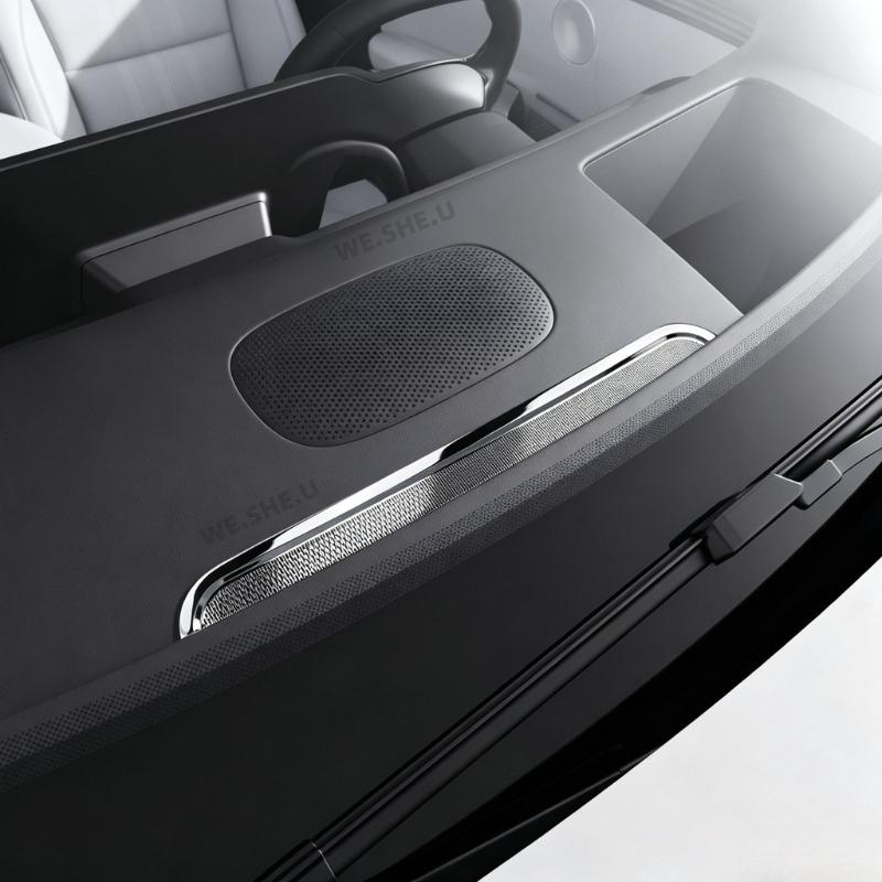 For Xpeng MONA L03 2026 2027 Door Air Outlet Protective Cover Dustproof Stainless Steel Car Interior Modified Accessories