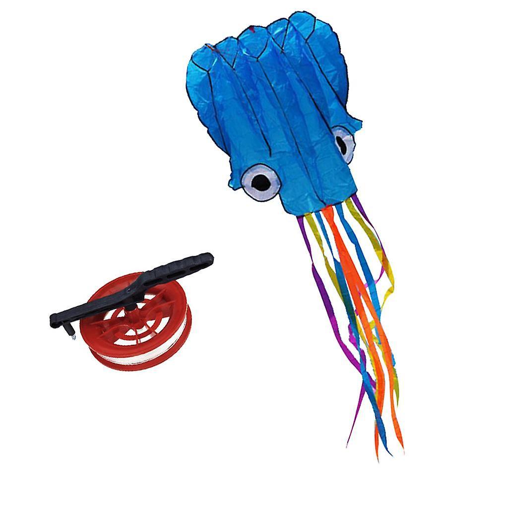4m Octopus Kite Outdoor Wheel Kite Winder with 100m Twisted String Line Set