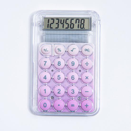 Мини-калькулятор с 8-значным дисплеем, карманный размер, базовый калькулятор, работающий от батареи, электронный калькулятор для школы, офиса, дома, принадлежностей