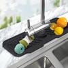 Yousheng Faucet Mat Anti-splash Silicone Sink Mat Reusable Drainage Pad Anti-Slip Faucet Drip Catcher Tray for Home Kitchen Countertop