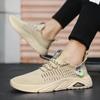 Men's Shoes Spring  New Foreign Trade Soft Bottom Breathable Casual Shoes Flying Woven Casual Sports Shoes