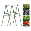 Metal Garden Trellis for Climbing Plants A-Frame Grape Trellis with Non-Slip Texture Outdoor Plant Support Trellis