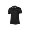 Повседневная спортивная рубашка-поло с коротким рукавом и логотипом, мужские топы, черные CW6848-010