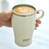 TYESO Stainless Steel Insulated Coffee Cup 400/500ML Tumbler Bottle Car Mug With Handle Thermal Iced Travel Mug Home Outdoor