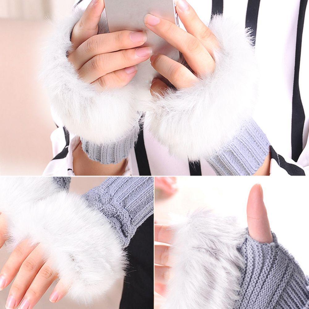 Muiltcolor Long Plush Fur Trim Fabric Roll Stripe Faux Fur Ribbon Tapes Winter Costume Soft DIY Crafts Home Decoration Gift