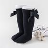 Baby Girls Socks Knee High Socks Cotton Bows Toddler Knee High Long Socks for Kids
