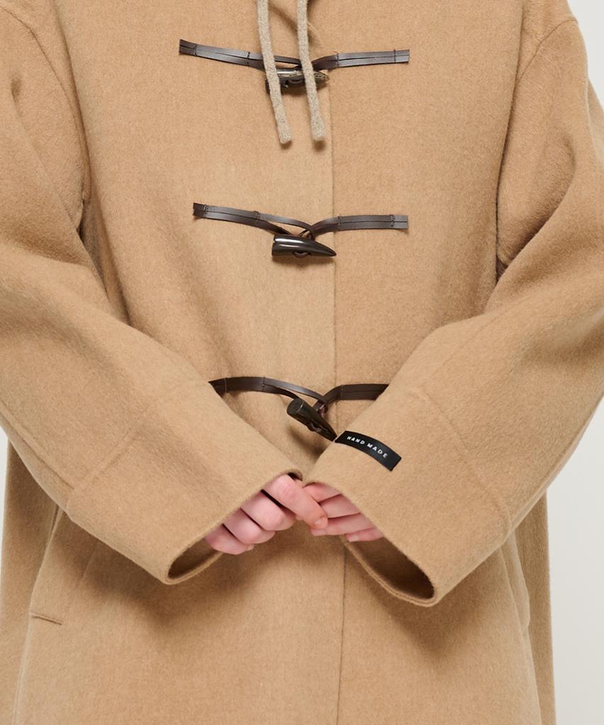 Roidesrois Handy Premium Duffle Wool Long Coat (Beige)