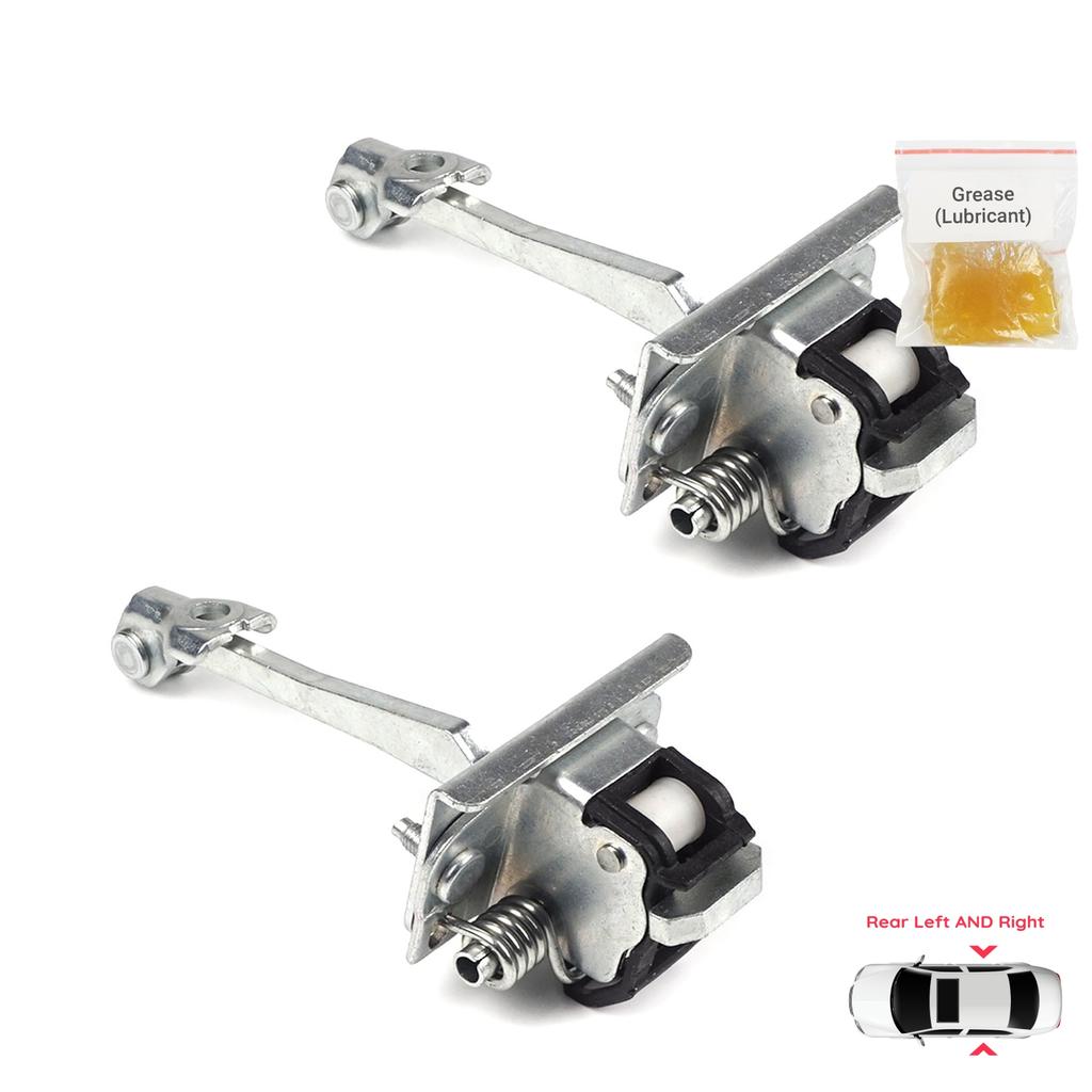 EDP785-1 2 Pieces Rear Left AND Right Door Catch Hinge Brake Stop Check Strap Limiter for Peugeot 308 2007-2013 MK1 4/5 Door 9181N3