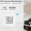 Умный WiFi датчик температуры и влажности Tuya TH06, домашний электронный зонд с ЖК-дисплеем