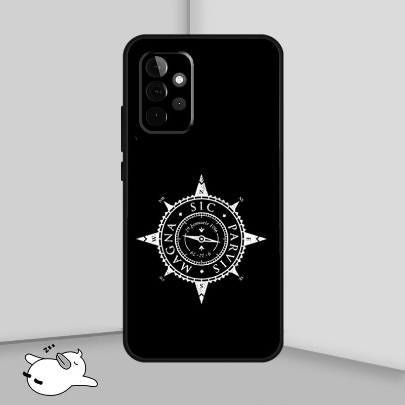 Compass Case For Samsung Galaxy A16 A06 A26 A36 A56 A53 A32 A52 A33 A13 A55 A35 A15 A14 A34 A54 A17