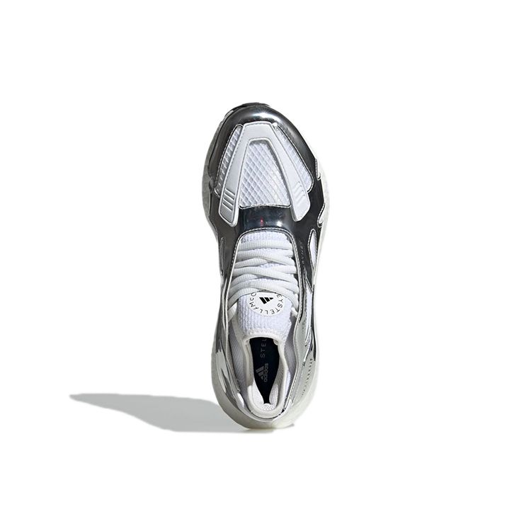 Stella McCartney x adidas UltraBoost 22 Серебристый металлик Женские кроссовки Облачно-белый Основной черный GW8129