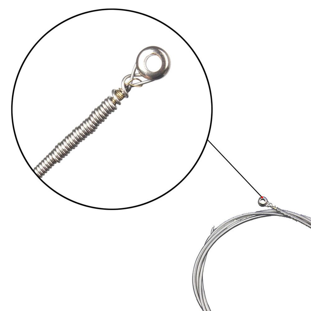 IRIN Набор струн для 4-струнной электробас-гитары Никелевая обмотка Круглый виток Сердечник из высокоуглеродистой стали(1.14 2.67)