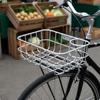 Lightweight Aluminum Bicycle Basket Wide Frame Metal Storage for Outdoor