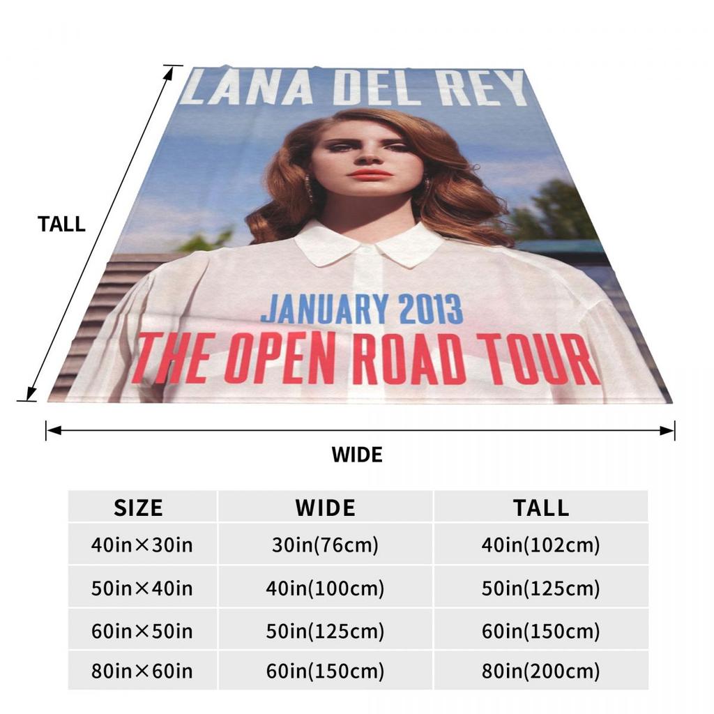 Пледы Lana Del Rey Мягкий Теплый Фланелевый Плед Покрывало для Кровати Гостиной Пикника Путешествий Дома Дивана
