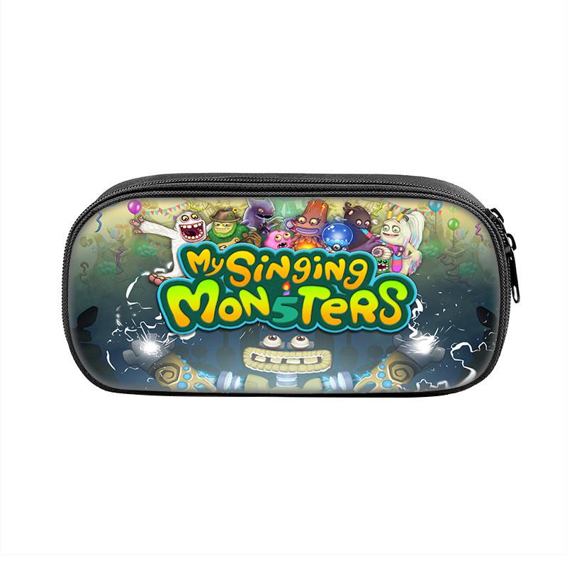 Пенал My Singing Monsters Нейлоновый Органайзер Для Учеников С Веселым Мультяшным Дизайном