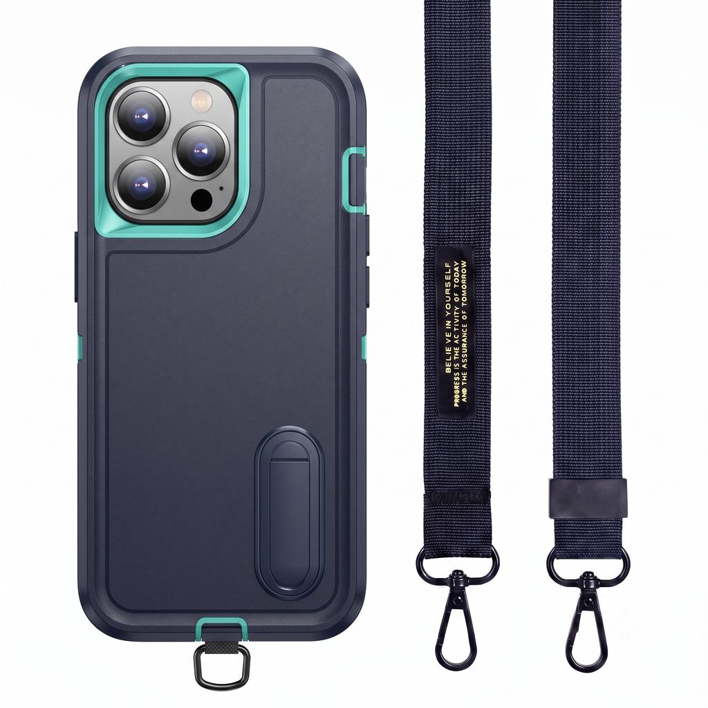 Защитный чехол-броня с защитой от падений для Iphone 16 Pro Max 18 17 Pro Iphone18 Iphone17 Iphone16 Чехол с ремешком-шнурком через плечо