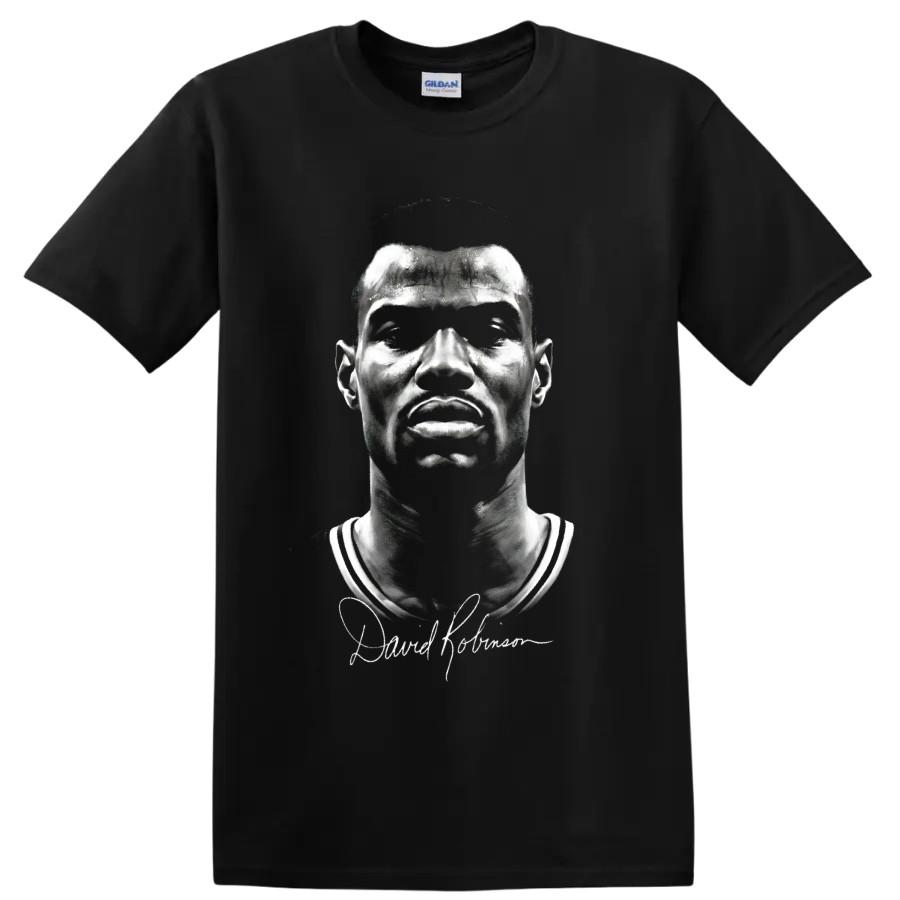 David Robinson Basketball T Shirt No 50 Vintage Portrait Sports Fan Tee Gift