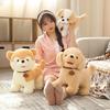 Husky Shiba Siberian Inu Plush Toy Cute Pet Dog Children Doll Holiday Gifts