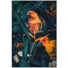 Colorful Beautiful Parrot Bird Graffiti Art Canvas Painting Wall Picture Animals Posters and Prints Living Room Home Decoration No Frame