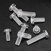 Acrylic Phillips Pan Head Screws: PC Translucent, Round Head, M2.5-M8