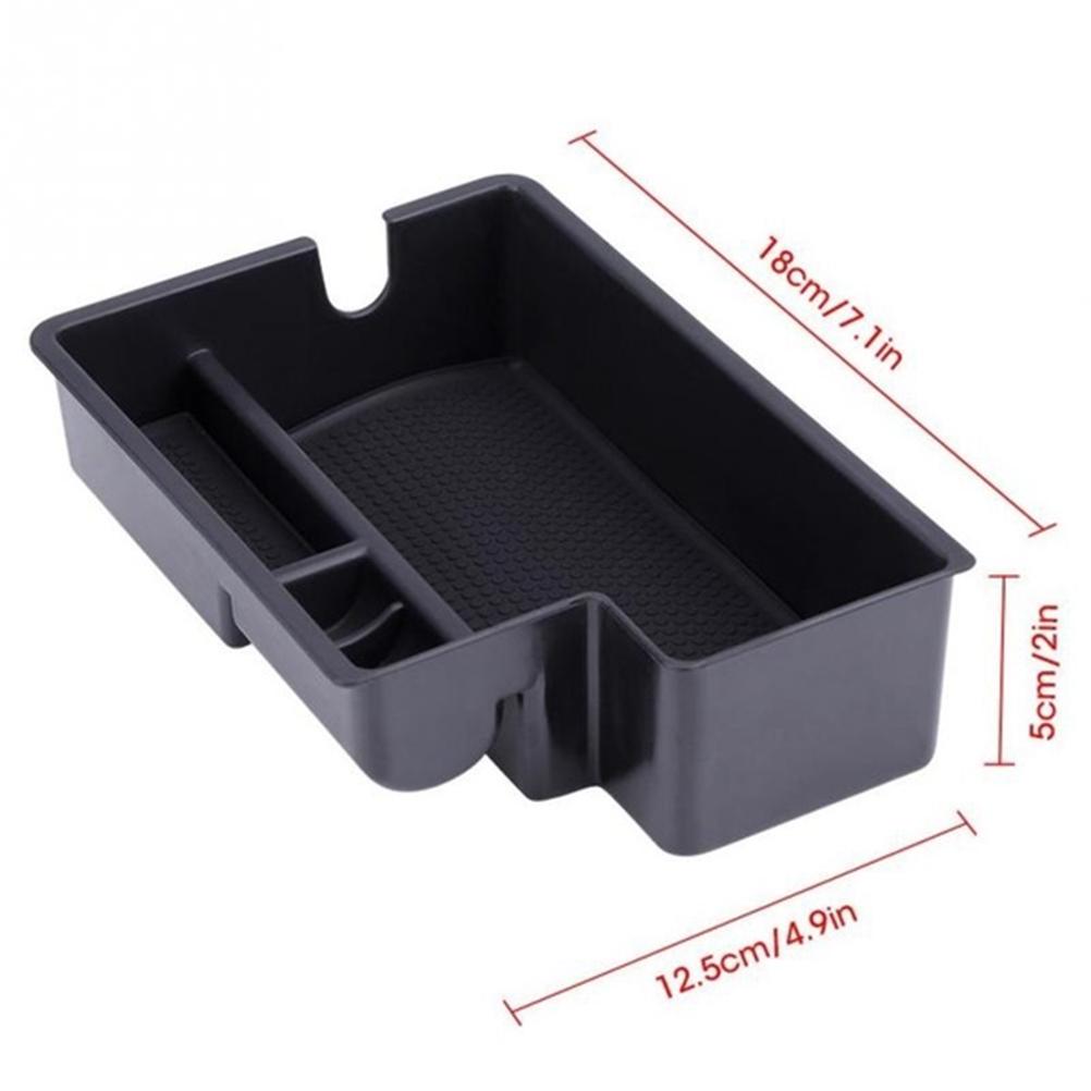 ABS Пластик Матовый Черный Центральный Подлокотник Ящик для Хранения Органайзер для Перчаток Аксессуары для Mitsubishi Outlander Sport RVR ASX 2010-2018