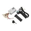 36V 1000W Motor Brushed Speed Controller with Locking Battery Display Throttle Twist Grip for Mini