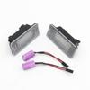Для VW Golf Jetta Passat Sharan Touran Touareg Seat Skoda Octavia Canbus без ошибок светодиодная лампа для номерного знака