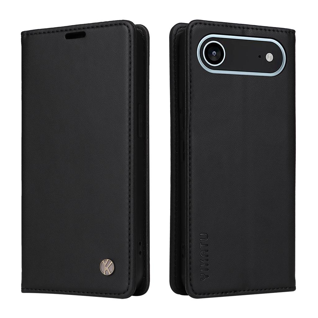 For iPhone 17 Air Phone Cases YIKATU Magnetic Closure PU Leather Mobile Cover