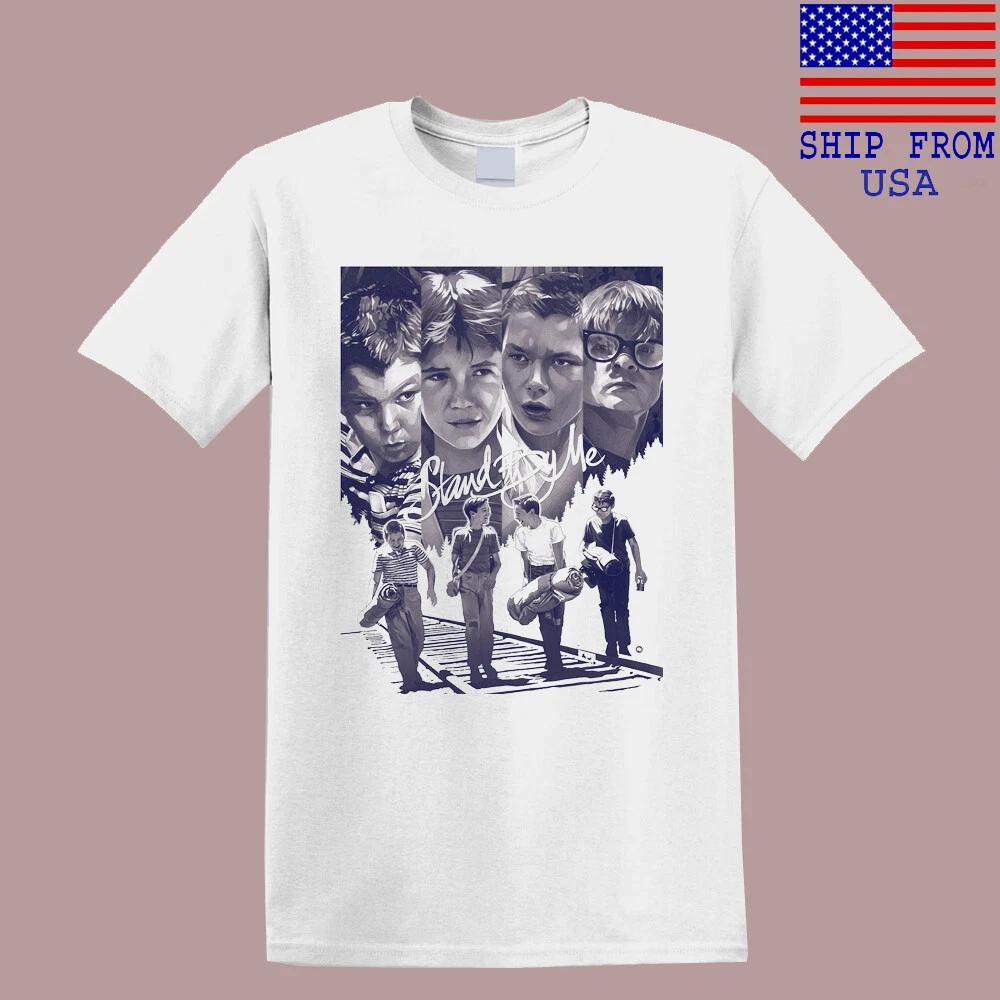 Stand by Me Retro Movie Men's White Size S-5XL