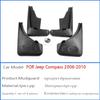 Mud Flap For Jeep Compass 2006-2010 Mudguards Fenders Compass Mud Flap Splash Guard Fenders Car Accessories Front Rear 4 PCS