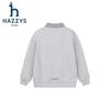 Мальчишеский свитшот HAZZYS 2026 Осень с лацканами из махровой ткани