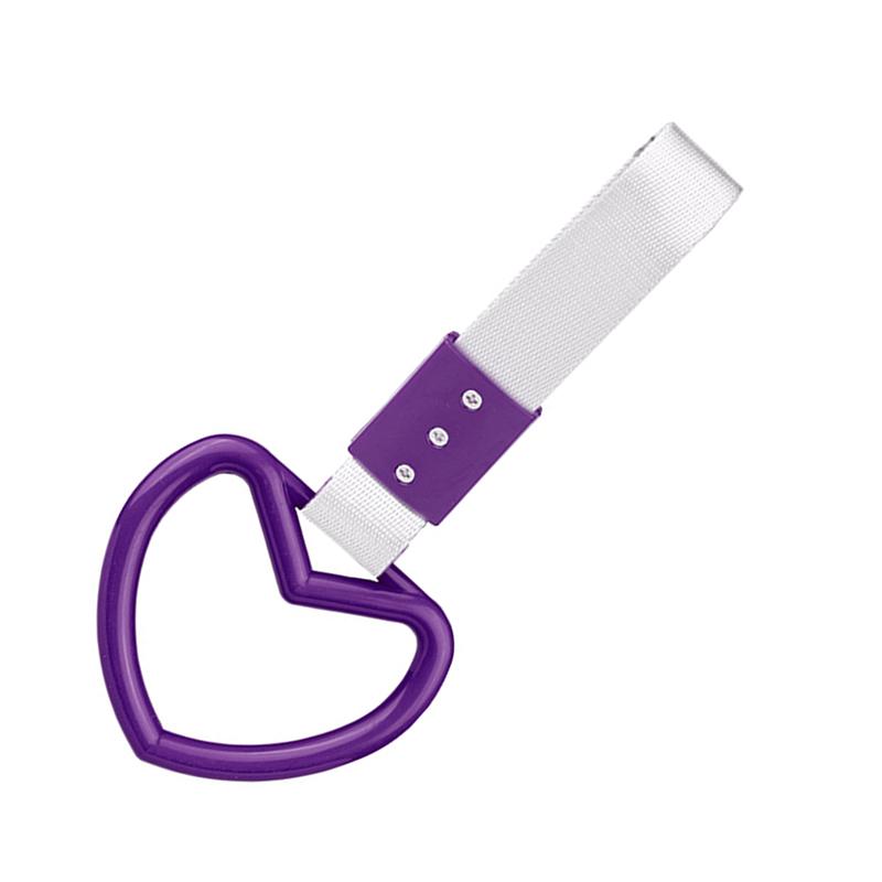 Train Bus Handle Hand Strap Heart Styling Drift Charm Strap Drift Auto Accessories Car Strap Car Decoration Warning Ring
