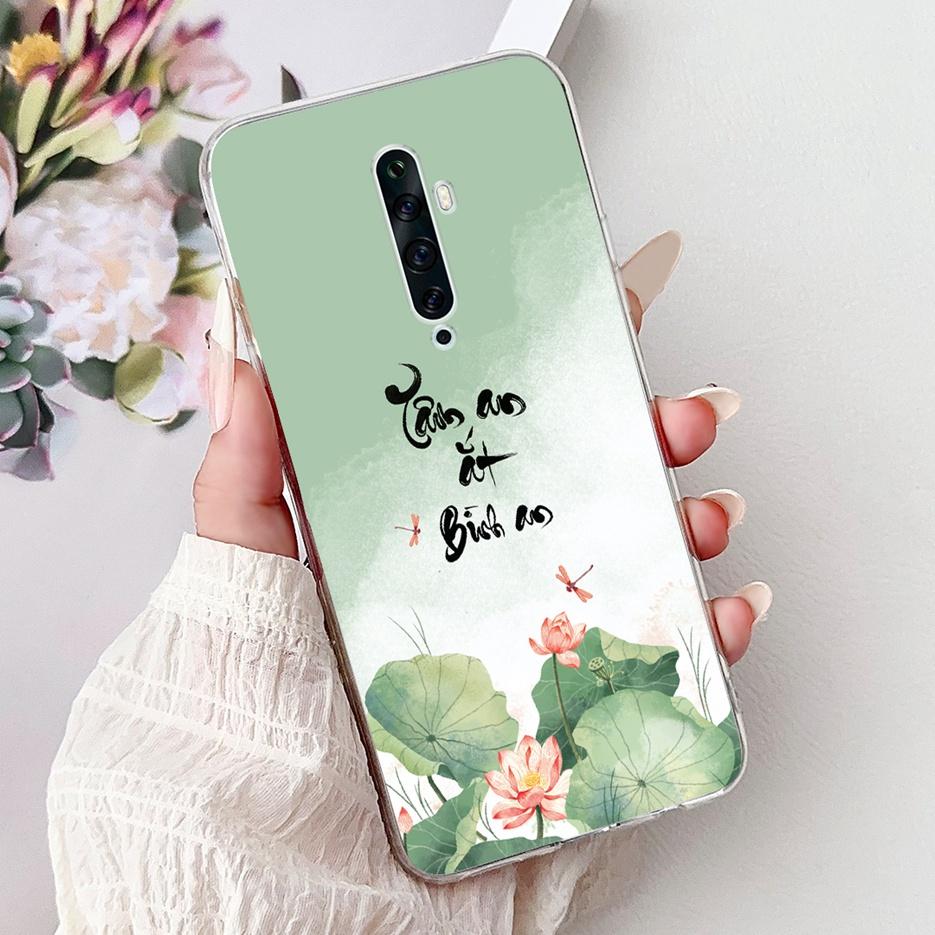 Чехол для Oppo Reno 2 Reno 2F 2Z Стильный Чехол с Рисунком Цветов Мягкий Тонкий Чехол для Телефона Для Oppo Reno2 F Z Reno2F Reno2Z Fundas Coque