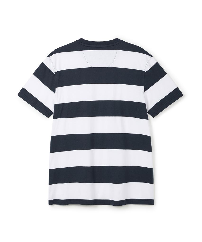 USPOLOASSN Cotton Short Sleeve Round Neck T-Shirt_Navy St