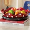 Plastic New Year Snack Tray Round Nut Tray Multifunctional 360° Rotating Fruit Plate  Living Room