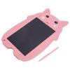 9in LCD Writing Tablet Cartoon Cat Digital Drawing Board with AntiErasing Lock for Children(Pink )